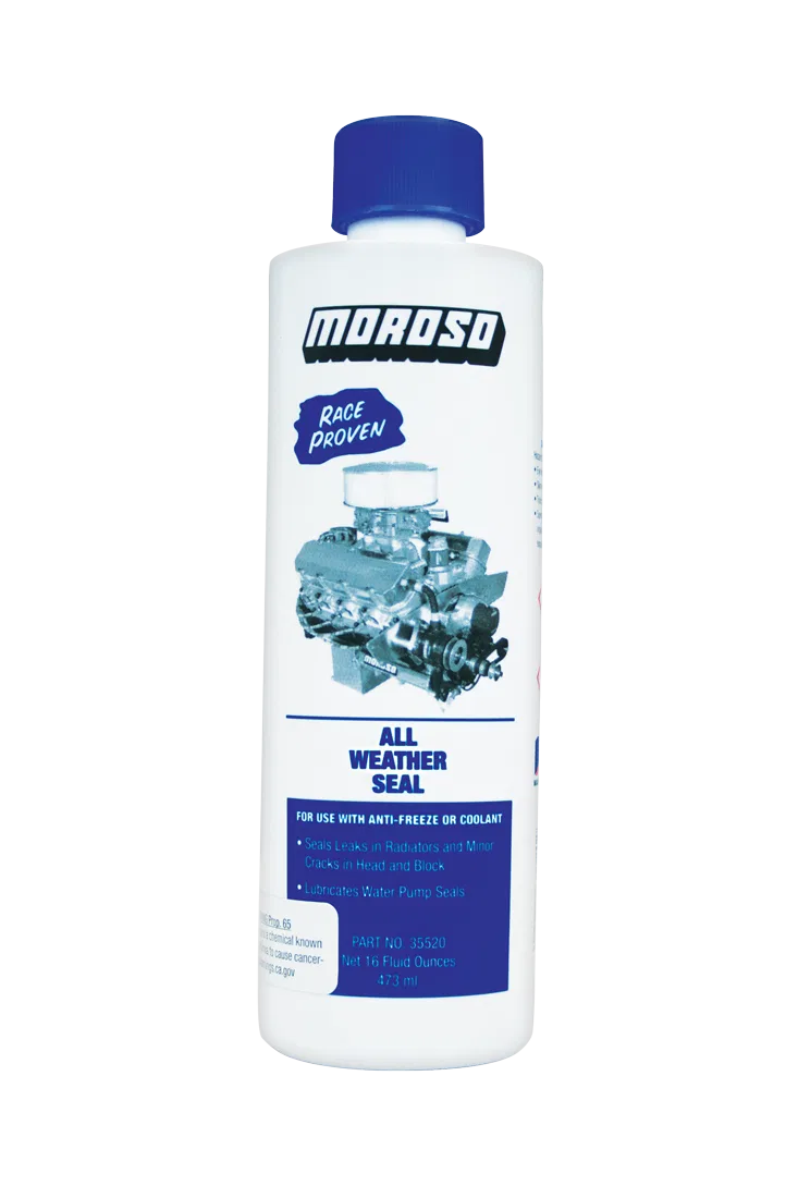 35520 – MOROSO Engine Block Sealant, All Weather Seal 16 Ounce Bottle